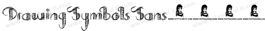 DrawingSymbolsSans字体转换