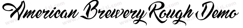 AmericanBreweryRoughDemo◆字体转换