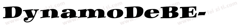 DynamoDeBE字体转换