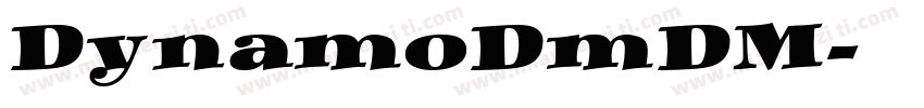 DynamoDmDM字体转换