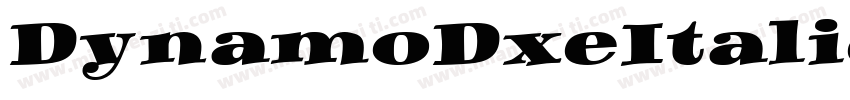 DynamoDxeItalicDXE字体转换