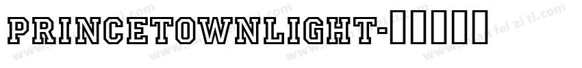PrincetownLight字体转换