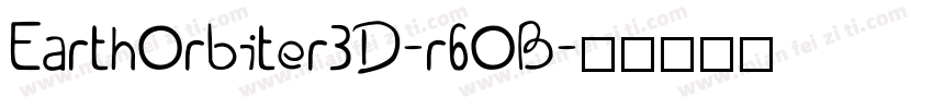 EarthOrbiter3D-r6OB字体转换