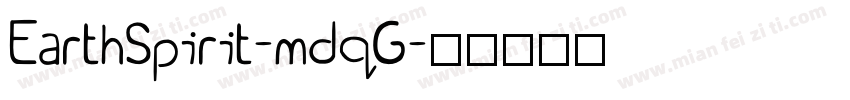 EarthSpirit-mdqG字体转换