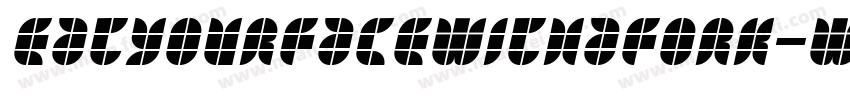 EatYourFaceWithAFork-WX9字体转换