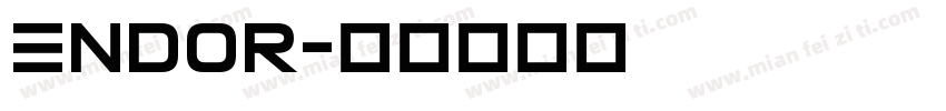 Endor字体转换