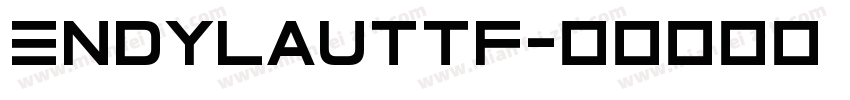 Endylauttf字体转换