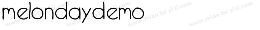 MelondayDemo字体转换