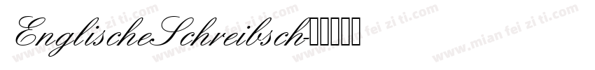 EnglischeSchreibsch字体转换
