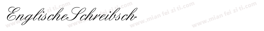 EnglischeSchreibsch字体转换