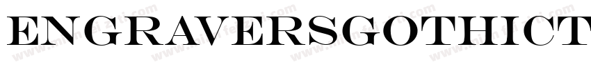 EngraversGothicTL字体转换