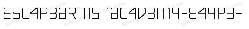 EscapeArtistAcademy-Ea4Pe字体转换