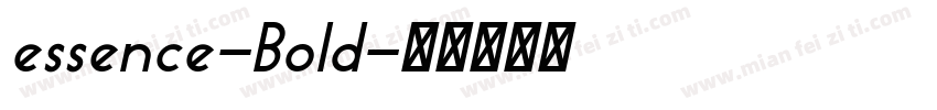 essence-Bold字体转换