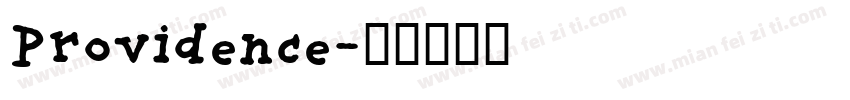 Providence字体转换