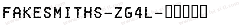 FakeSmiths-zG4l字体转换