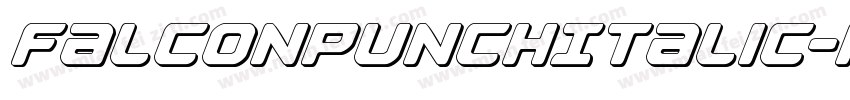 FalconPunchItalic-nzPJ字体转换