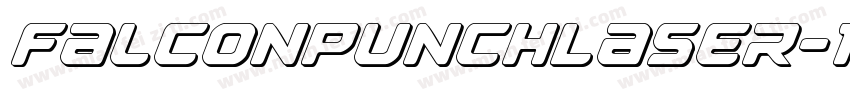 FalconPunchLaser-1W34字体转换