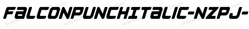 FalconPunchItalic-nzPJ字体转换