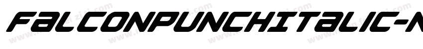 FalconPunchItalic-nzPJ字体转换