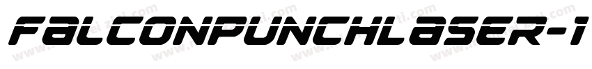 FalconPunchLaser-1W34字体转换