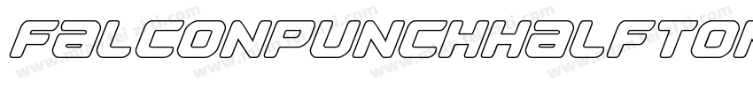 FalconPunchHalftone-lyme字体转换