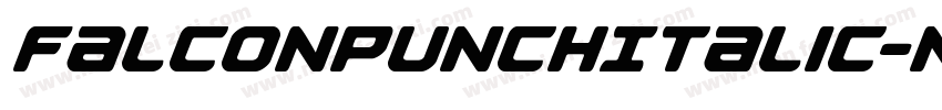 FalconPunchItalic-nzPJ字体转换