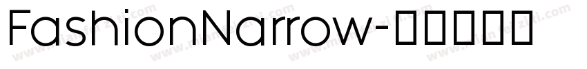 FashionNarrow字体转换