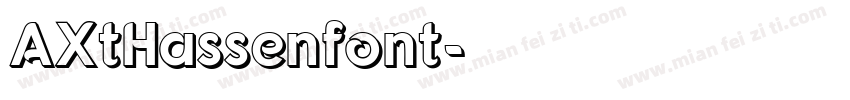 AXtHassenfont字体转换