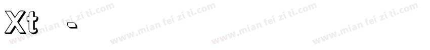 Xt青柠体字体转换
