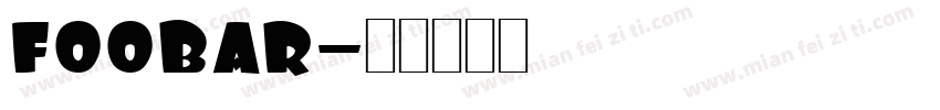 Foobar字体转换