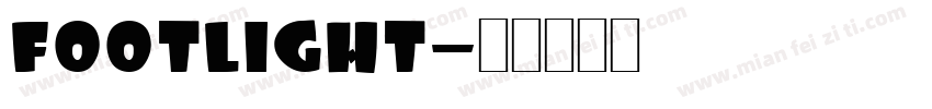 Footlight字体转换