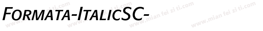 Formata-ItalicSC字体转换