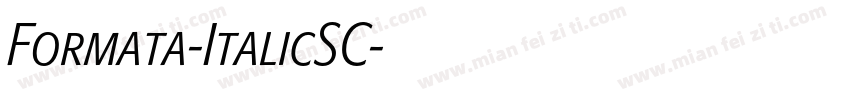 Formata-ItalicSC字体转换