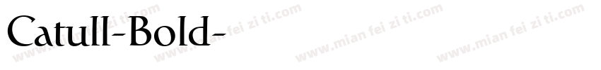 Catull-Bold字体转换