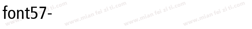 font57字体转换
