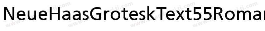 NeueHaasGroteskText55Roman字体转换