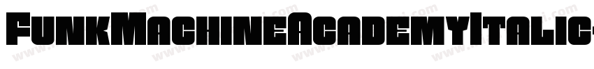 FunkMachineAcademyItalic-xEl8字体转换