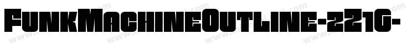 FunkMachineOutline-zZ1G字体转换