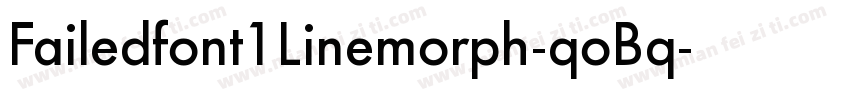 Failedfont1Linemorph-qoBq字体转换