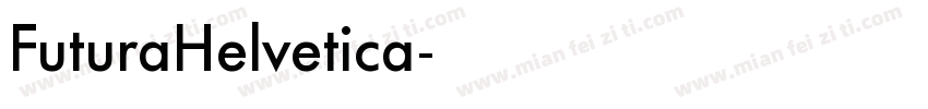 FuturaHelvetica字体转换