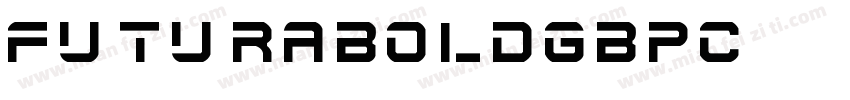 Futura-Bold-GBpc字体转换