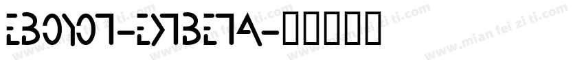 EboyOT-EXTBeta字体转换