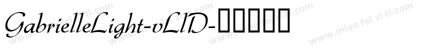 GabrielleLight-vLlD字体转换