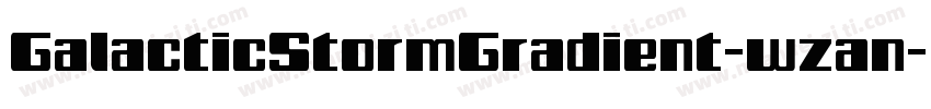 GalacticStormGradient-wzan字体转换