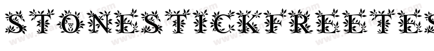 Stonestickfreeteste字体转换