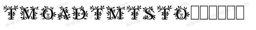 TmoadtMTSto字体转换