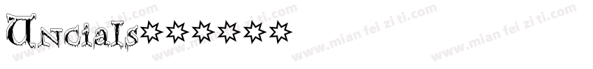 Uncials字体转换