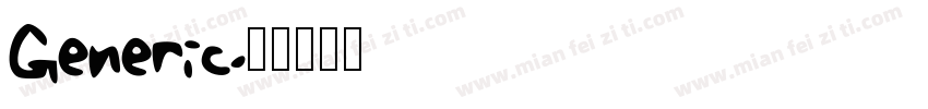 Generic字体转换