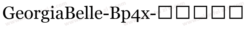 GeorgiaBelle-Bp4x字体转换