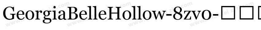 GeorgiaBelleHollow-8zv0字体转换